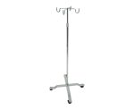 Potence À Sérum Inox Socle Pvc - 2 Crochet – Image 2