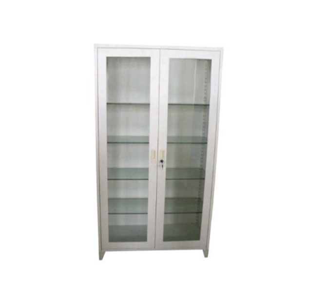 Vitrine à instruments 2 portes Vitrine à instruments Métal Epoxy 2 portes - Etagère Verre – Image 1