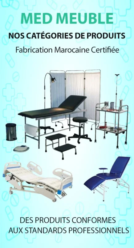 fabrication de mobilier médical au Maroc